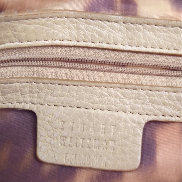 Stuart Weitzman tan handbag purse - Picture 6 of 14